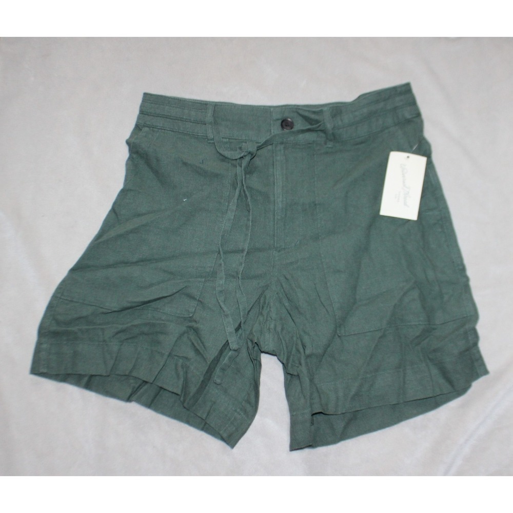 Universal Thread Women Shorts Size 6 Green Canvas Regular High Rise